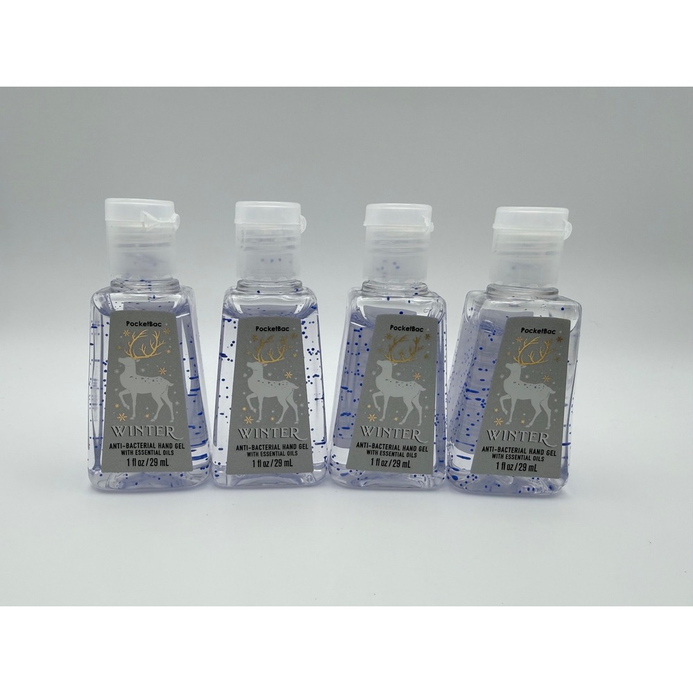 Bath & Body Works Pocketbac‎ Winter Hand Sanitizer Pack of 4